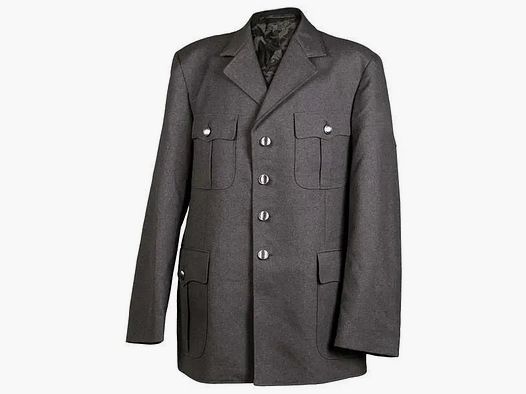 Bundeswehr Original BW Uniformjacke Wachpersonal grau gebraucht