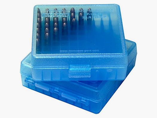 CHADWICK & TREFETHEN AMMO BOX 100 ROUND FLIP TOP MECH. HINGE BULLET UP .22 CLR