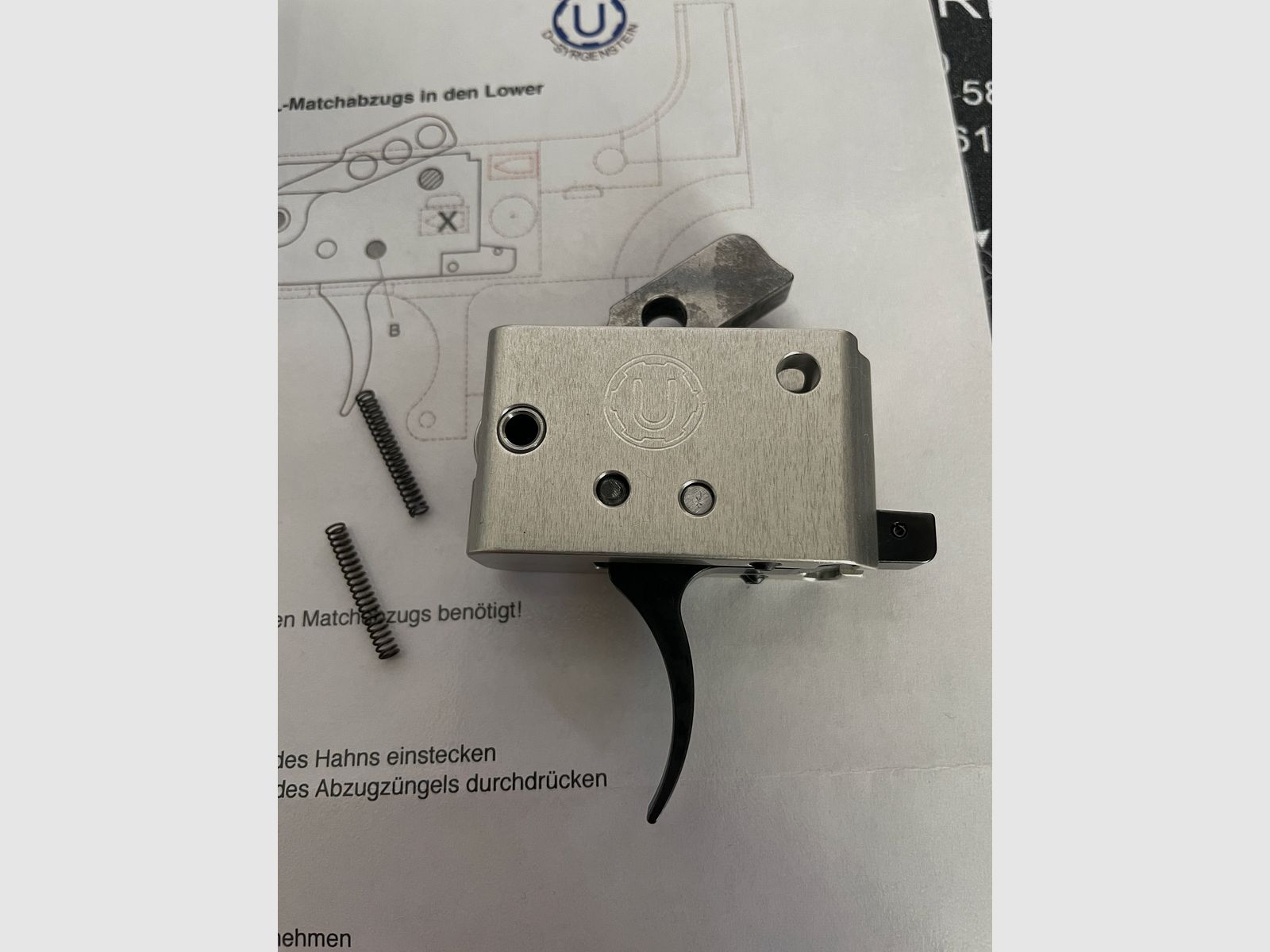 UHL afzuiging Matchafzuiging voor AR15 / AR-15