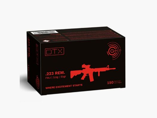 Geco .223 VM 55 Gr. DTX 150 Stk.