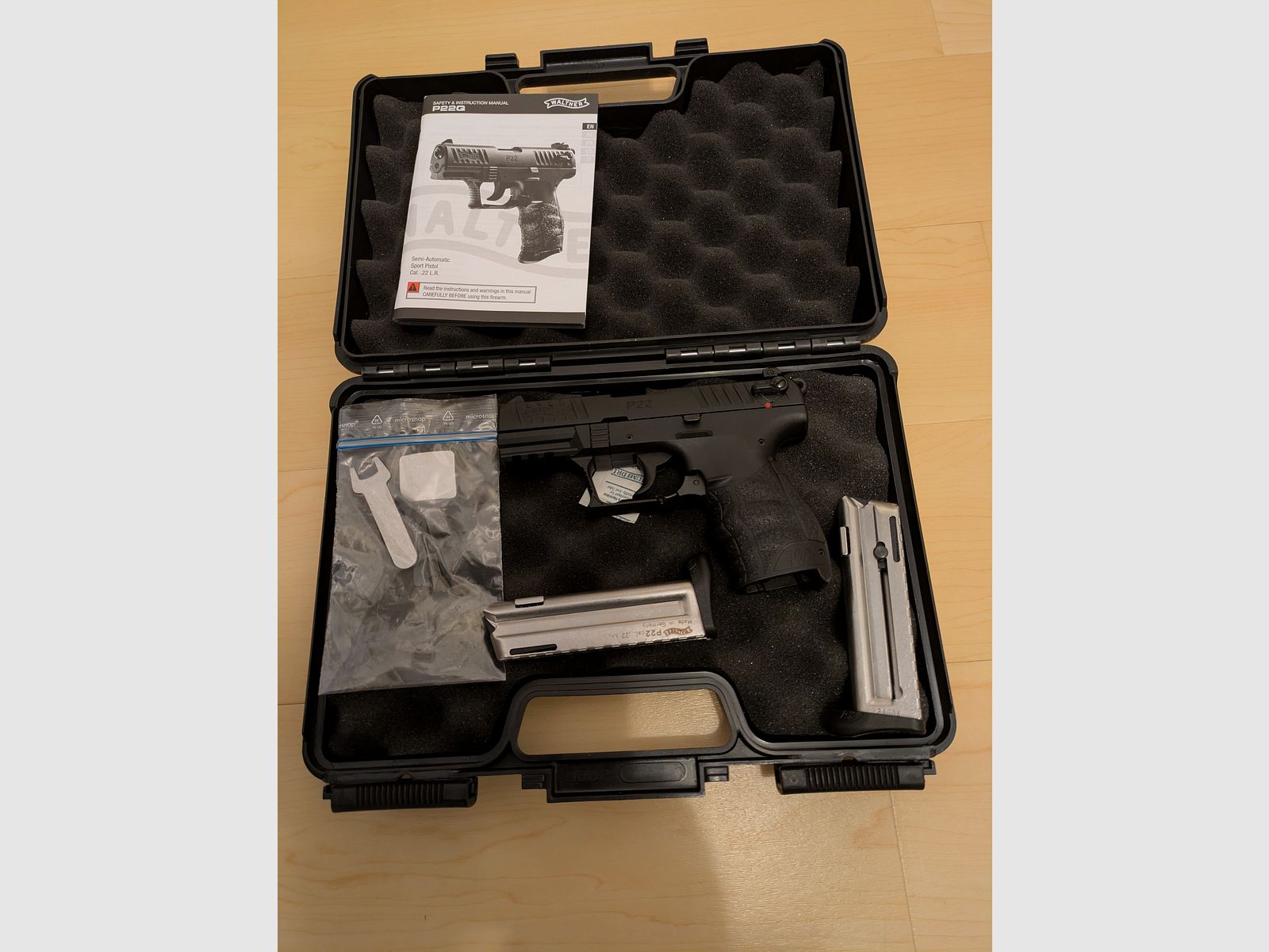 Walther P22Q pistol 3SoPo 22 lfb
