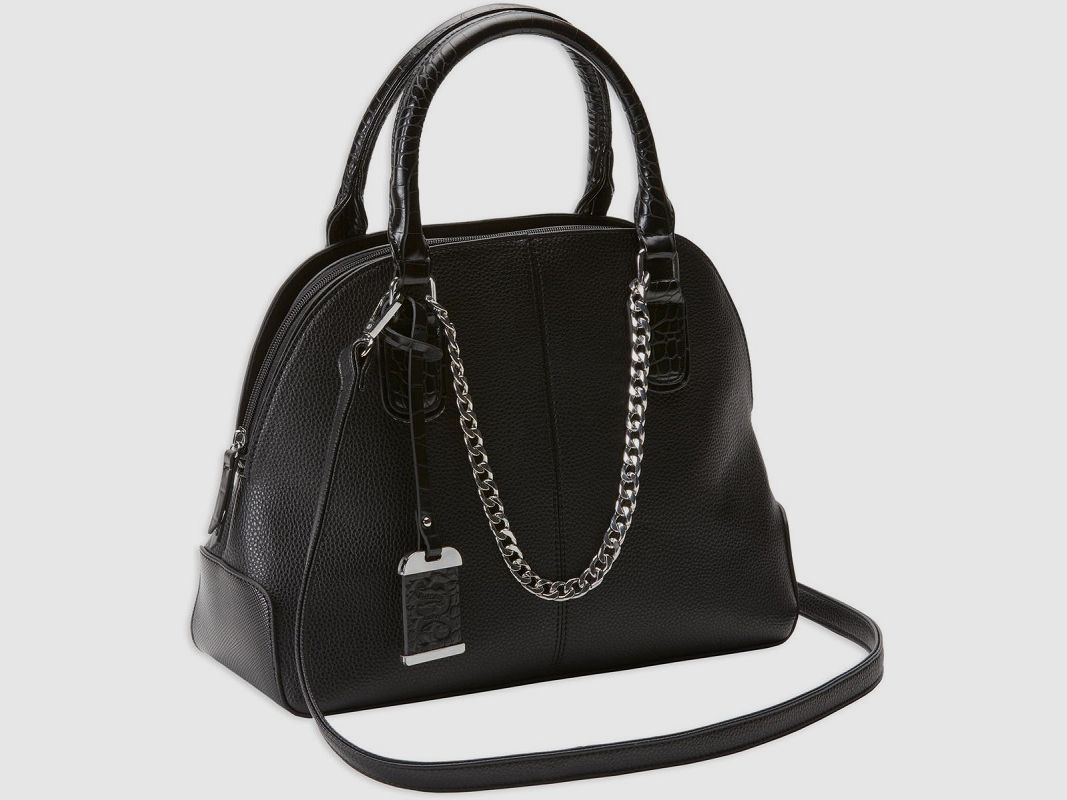 Handtasche Satchel Style - Schwarz