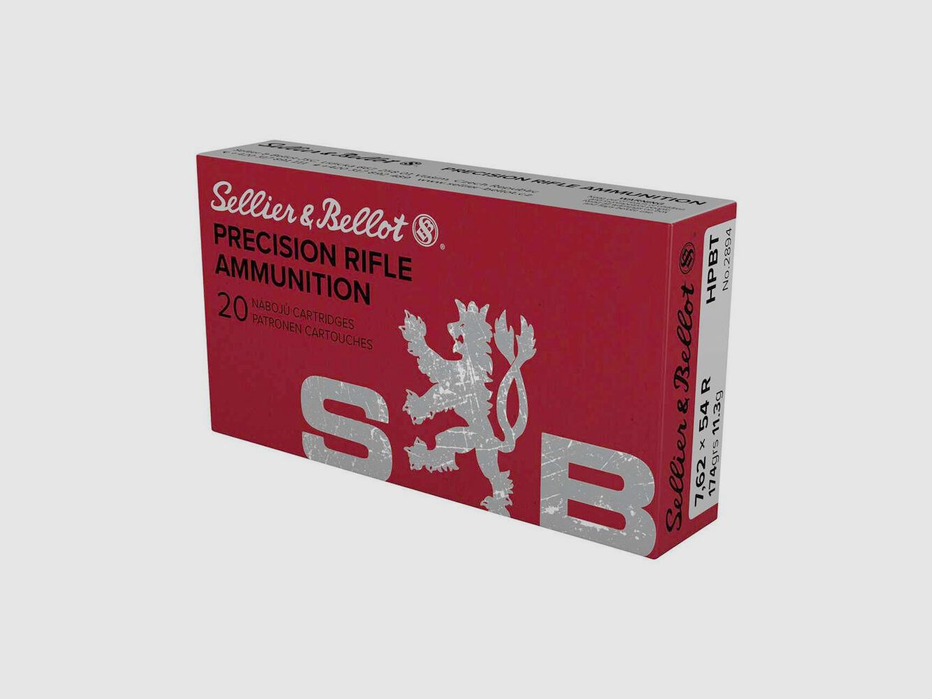 Sellier & Bellot OTM HPBT 174grs. 20pcs. 7.62x54R, image 1 of 2