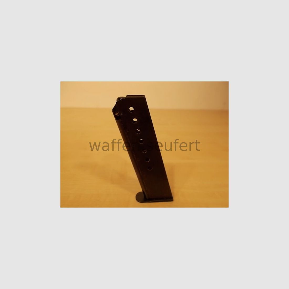 Walther P38 approx. 1970 magazine 8 cartridges orig. stamped