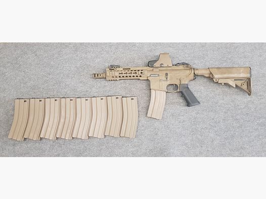 G & G  S-AEG  Softair Gewehr  ab 18 Jahre 6mm BB Modell CM16 ? 