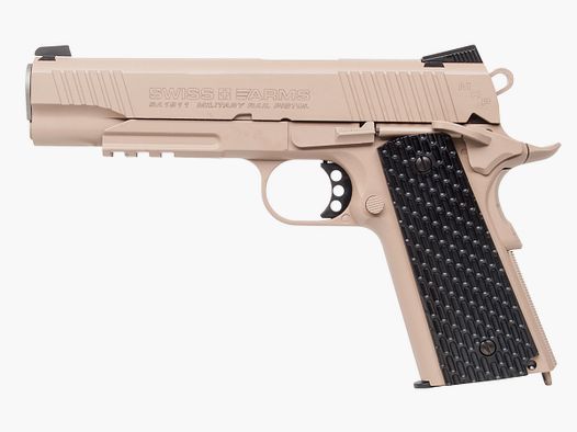 P1911 Tan 4,5 mm BB Swiss Arms - Air comprimé Co2 BlowBack
