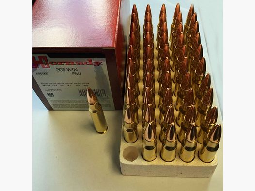 Hornady Match .308 Win. BTHP 168gr. - 50 St.