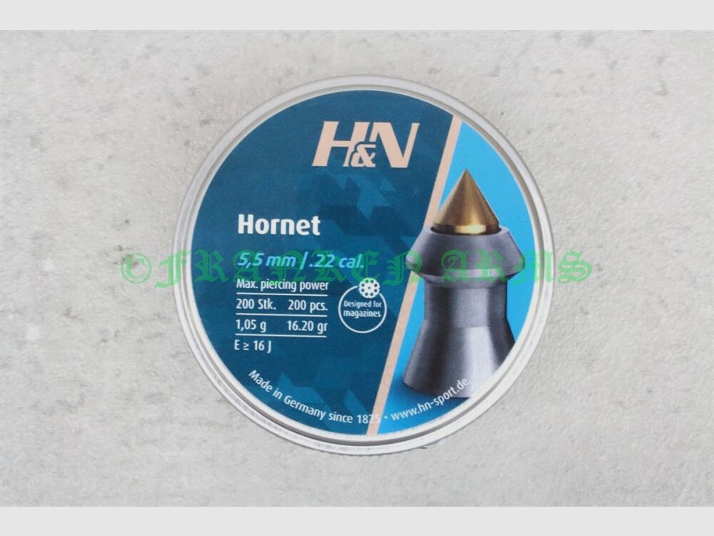 H&N Hornet 5,5mm 200 Stück Hornet 5,5mm 200 Stück Staffelpreise