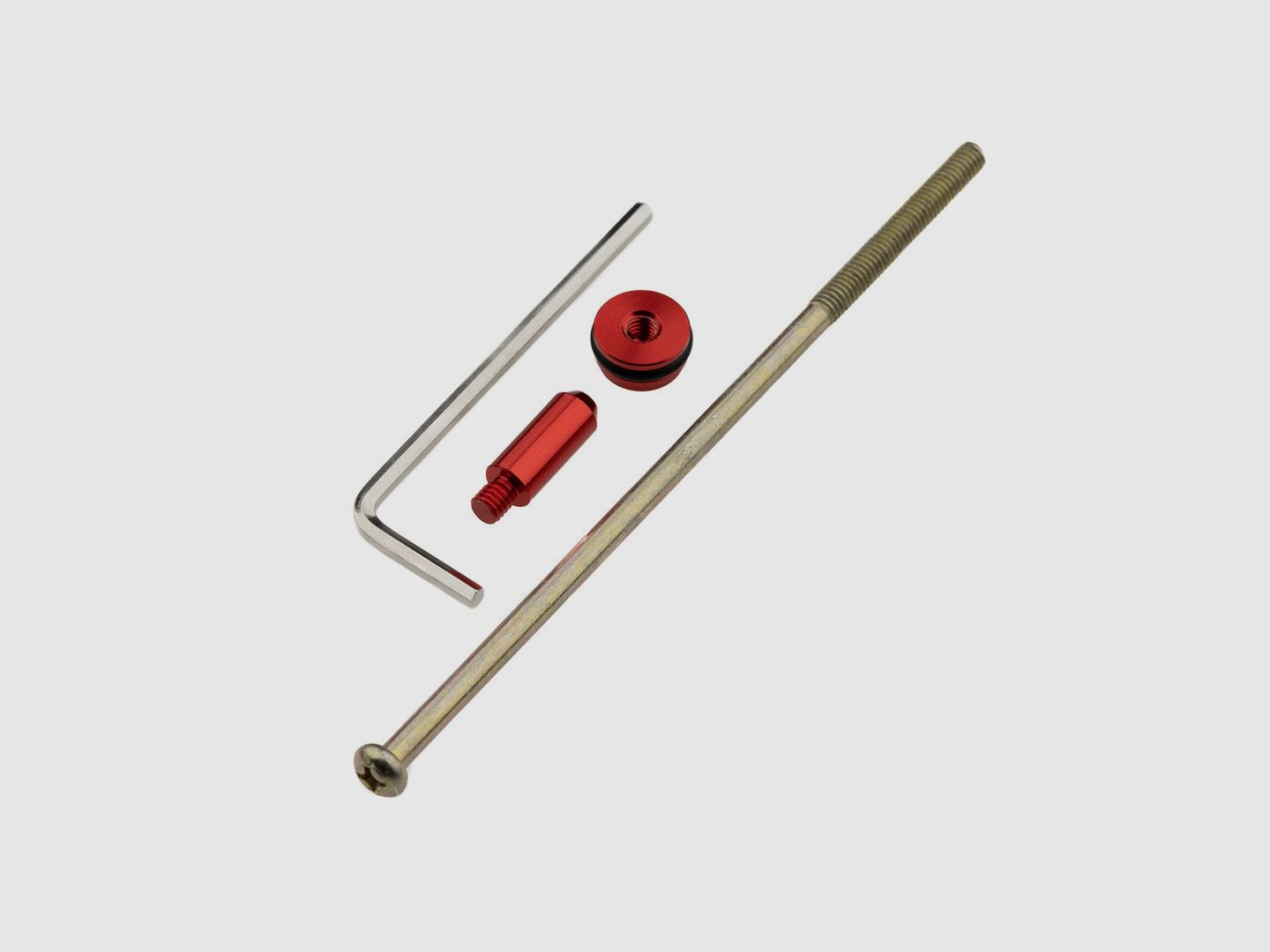 Powerkit.50 V2 per HDP50 + GEN.2 | ROSSO ELOXATO | Valvola di esportazione | Potenza massima 7,5j - 25j+