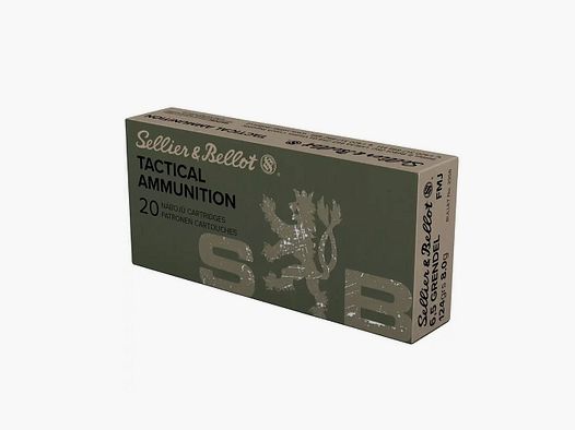 Sellier & Bellot FMJ 8.0g/124grs 6.5mm Grendel