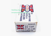 Winchester - USA Revolverpatronen .32S&W/short 85grs.