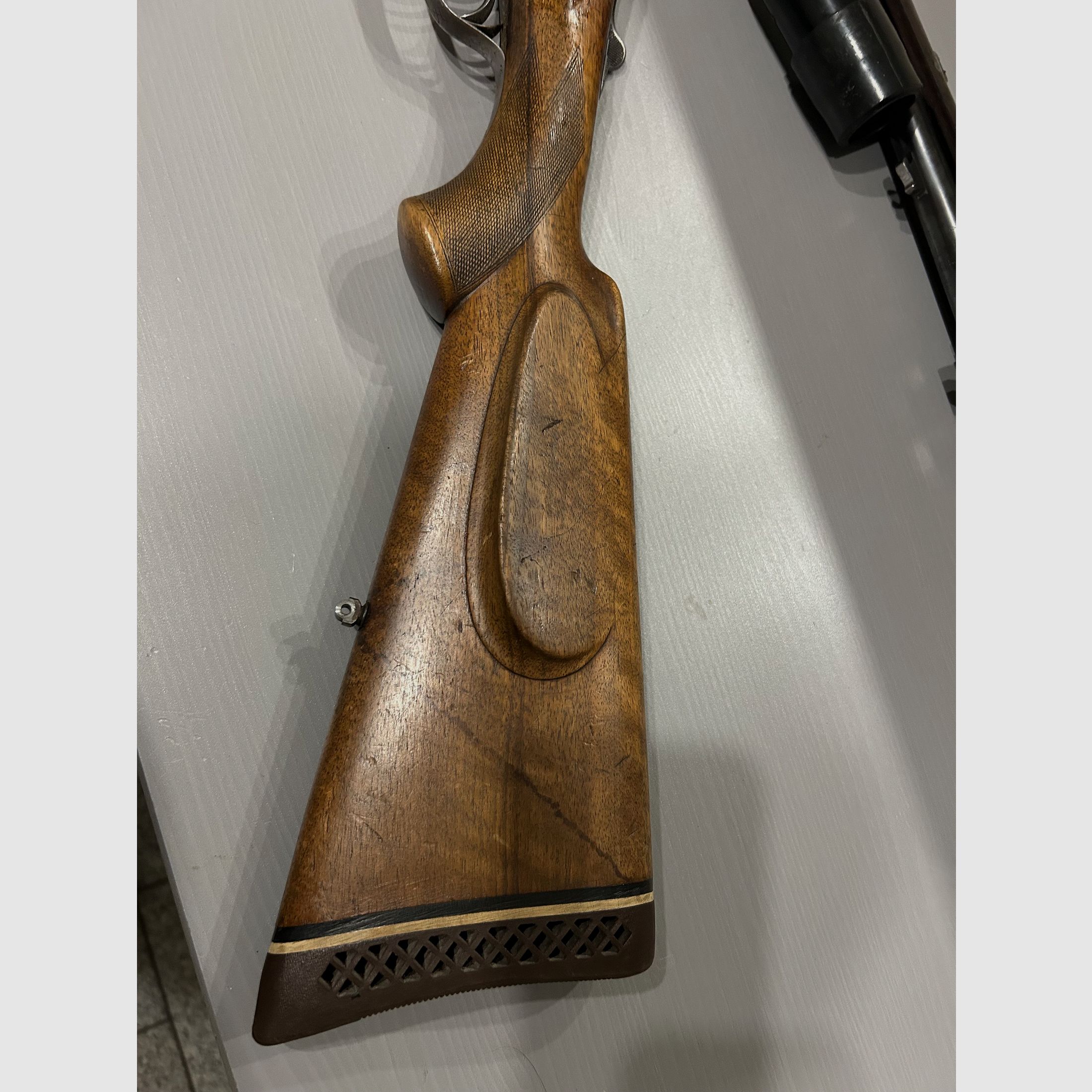 Bockdoppelflinte Merkel Suhl 16/70 mit Krieghoff Wechsellauf 7x57R und Zielfernrohr Zeiss Diavari 1,5x6