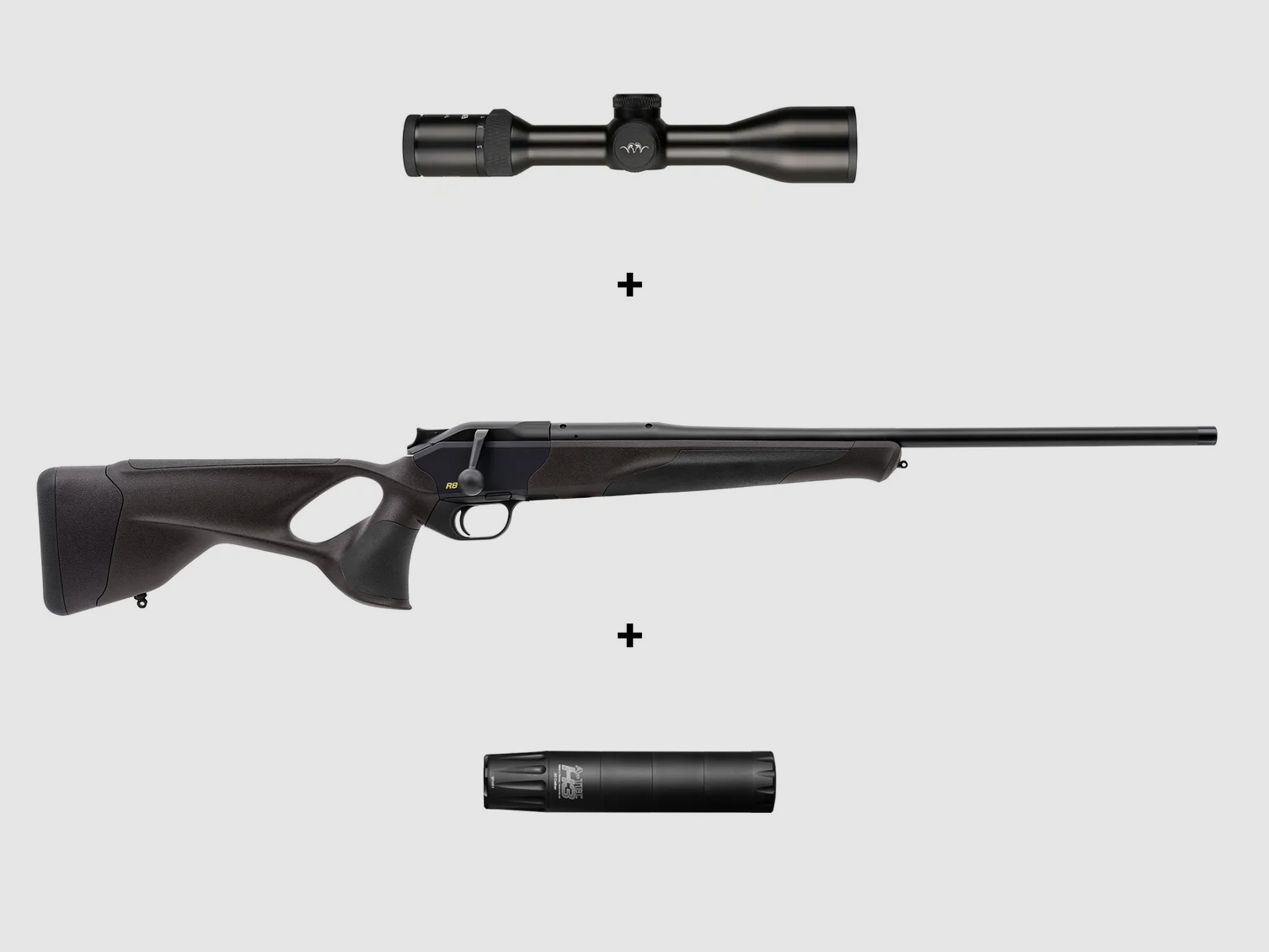 Compleet pakket: Blaser R8 Ultimate + Blaser B2 2-12x50 ICS + A-TEC H3, afbeelding 1 van 2