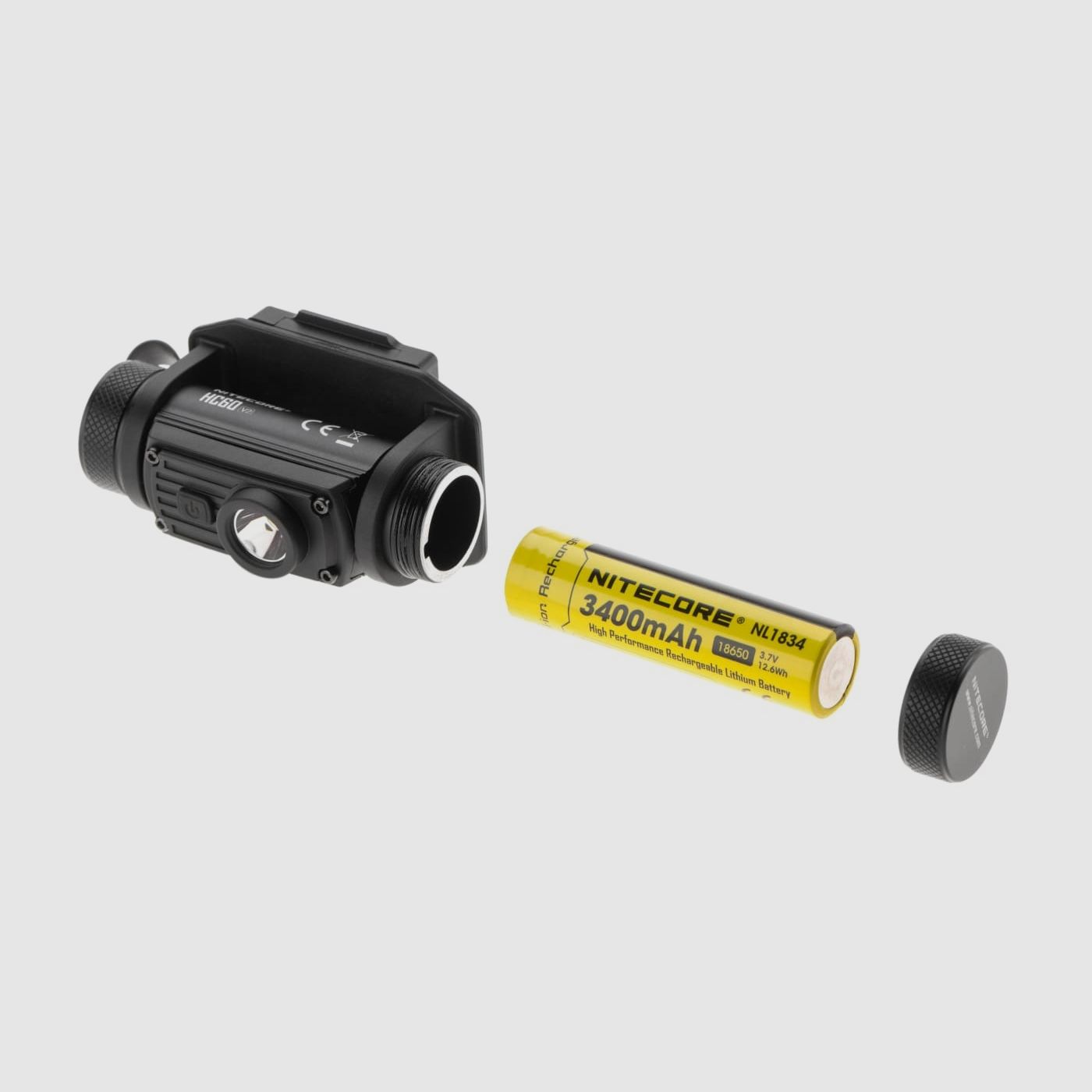 Nitecore HC60M V2 Helm Lampe, Bild 5 von 6
