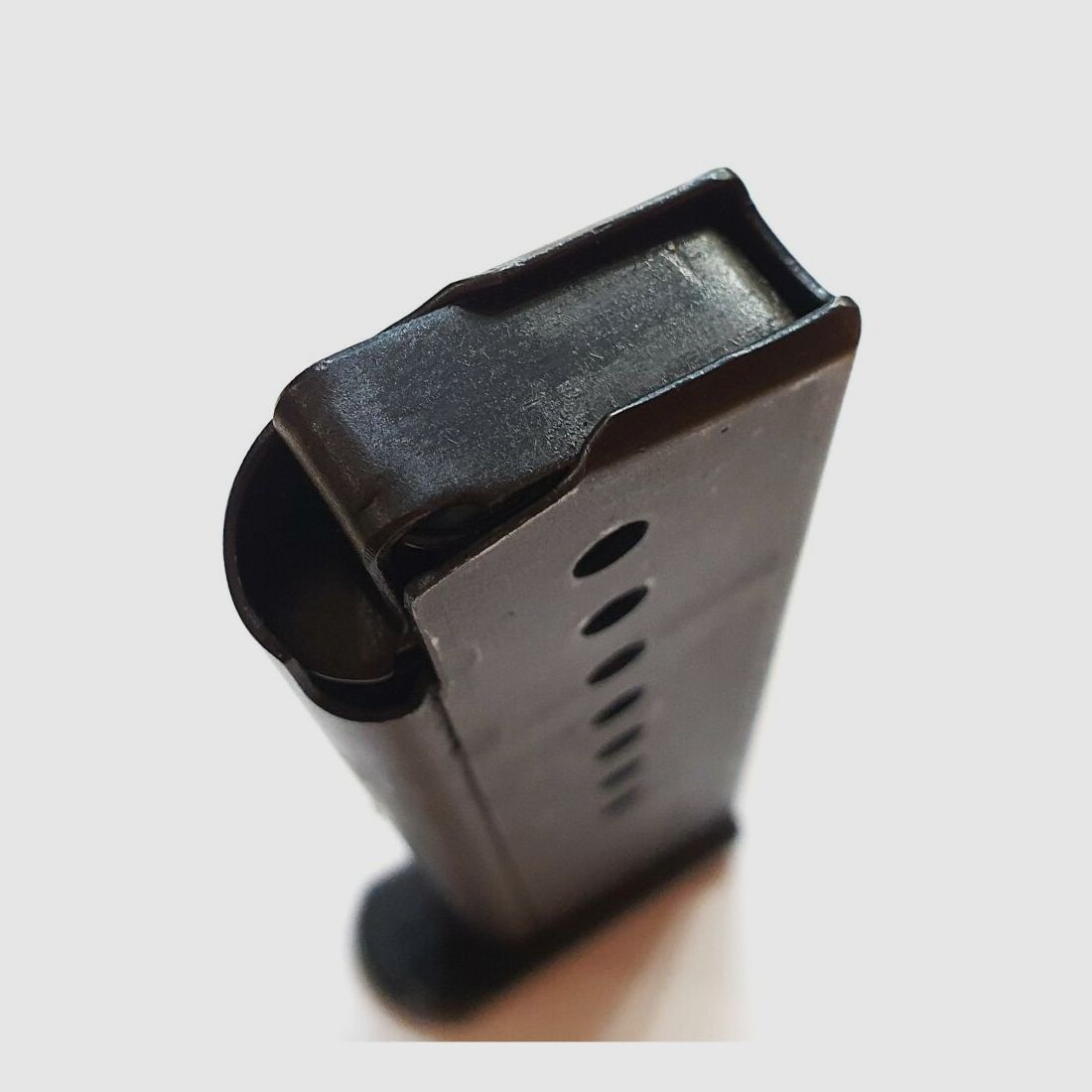 Fábrica de armas Carl Walther Walther P38 Cargador, Segunda Guerra Mundial, con sellos de Wehrmacht, usado