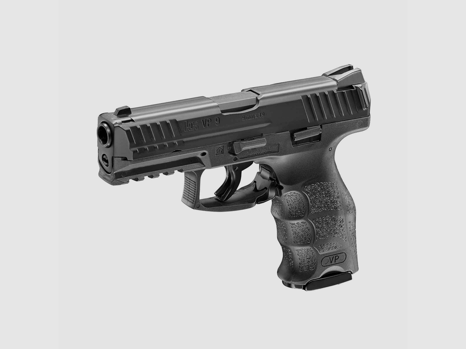 Kofferset Heckler & Koch VP9 Schwarz - 4,5 mm Stahl BB Blowback Co2-Pistole (P18)