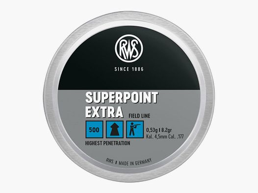 RWS SUPERPOINT EXTRA 4,5mm 0,53g 500/5.000/25.000