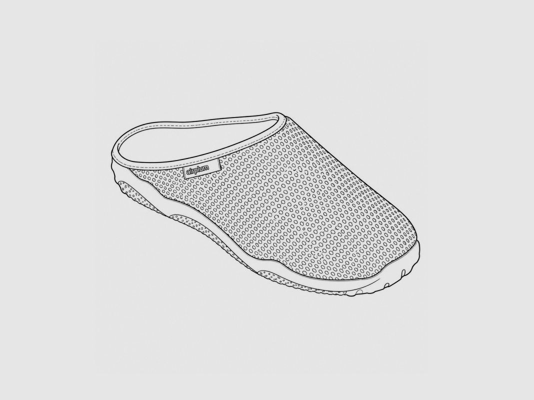 Mules Data Airplum uomo - Grigio traspirante, immagine 5 di 5