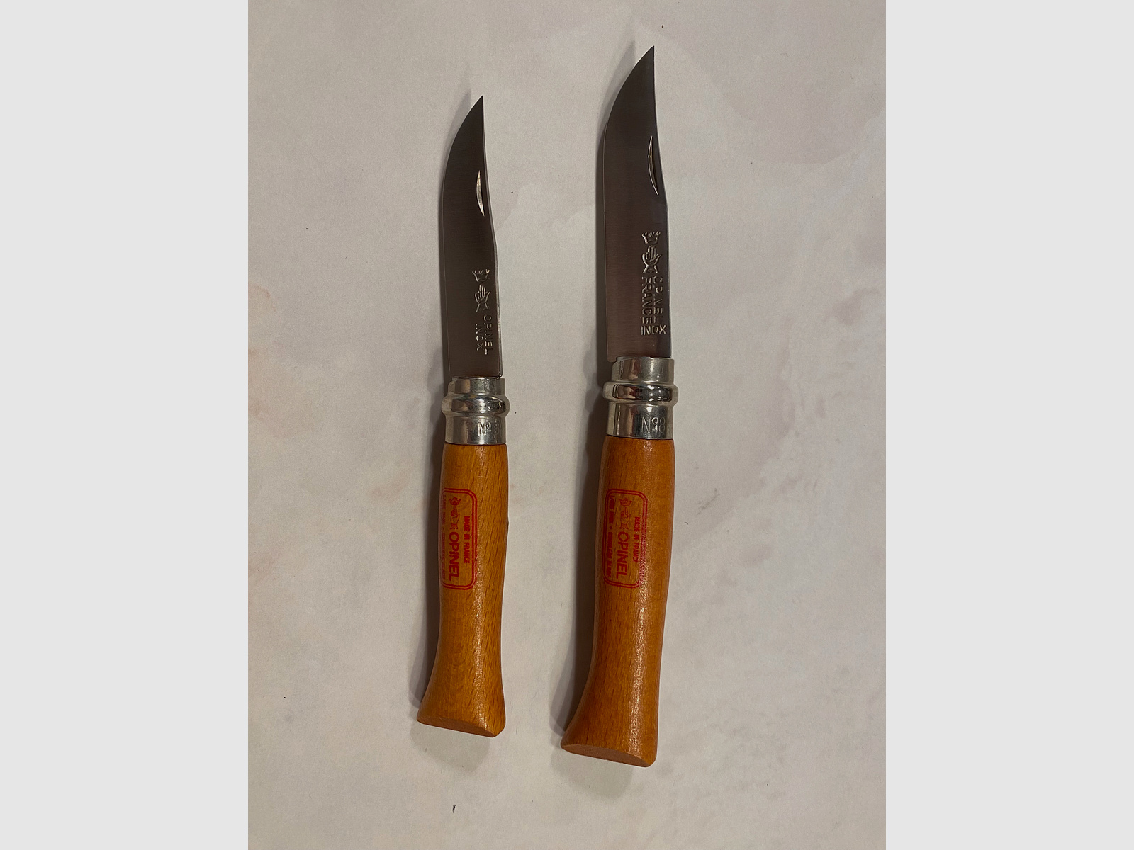 2× Opinel Klappmesser – Frankreich – Holzgriff – rostfrei
