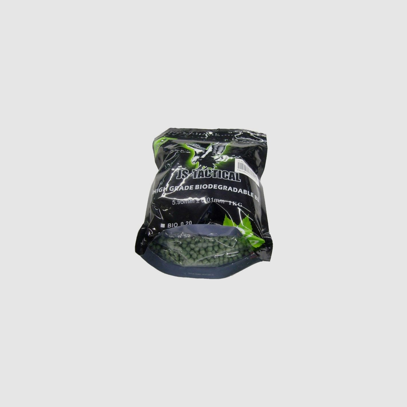 Biologisch abbaubare Kugeln 6 mm Js tactical 0,25 g 4000 Stk grün, Bild 2 von 2