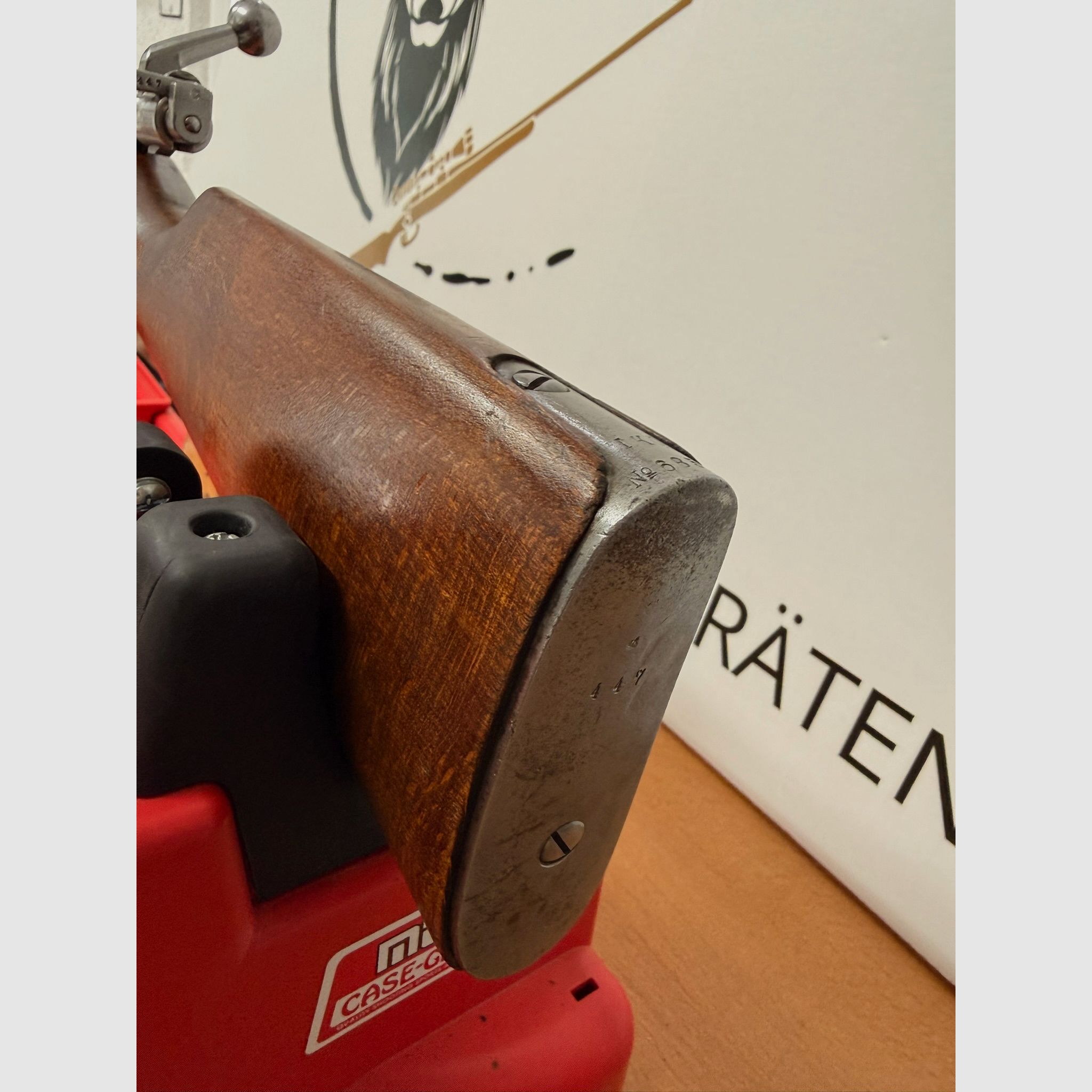 Mauser svedese M38 Husqvarna 1942 – cal. 6,5x55 SE – carabina a otturatore d’ordinanza con placca sul calcio, immagine 9 di 14