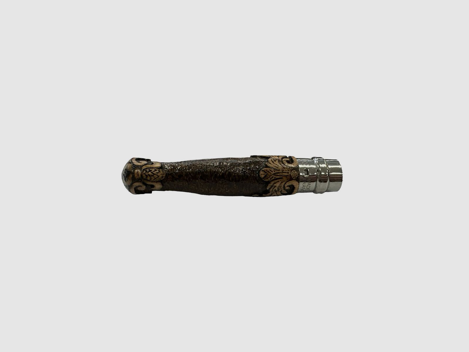 Knife – Opinel – N.8 Inox with hand-carved ornaments, image 4 of 4