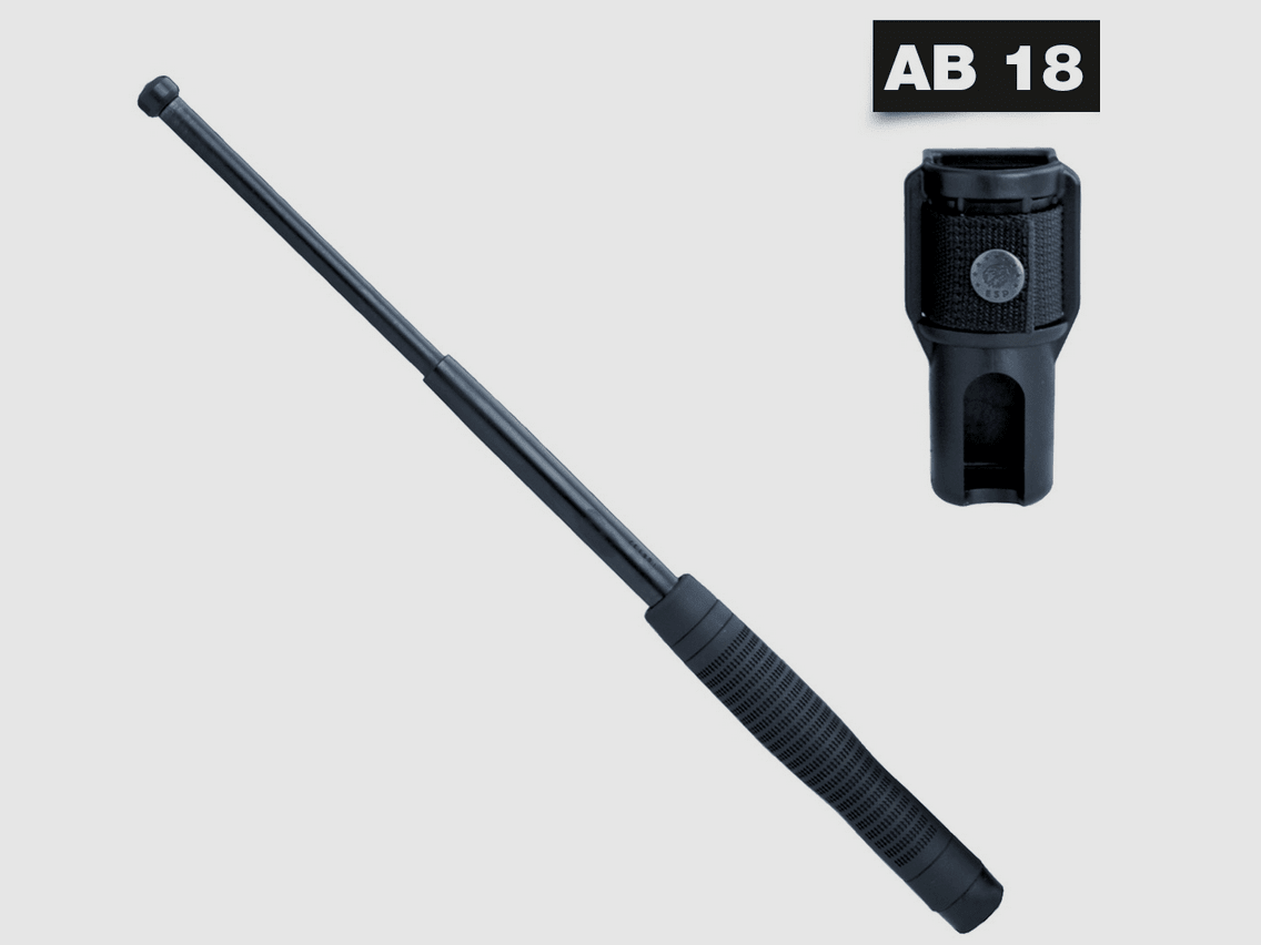 Teleskopschlagstock 18" + Holster
