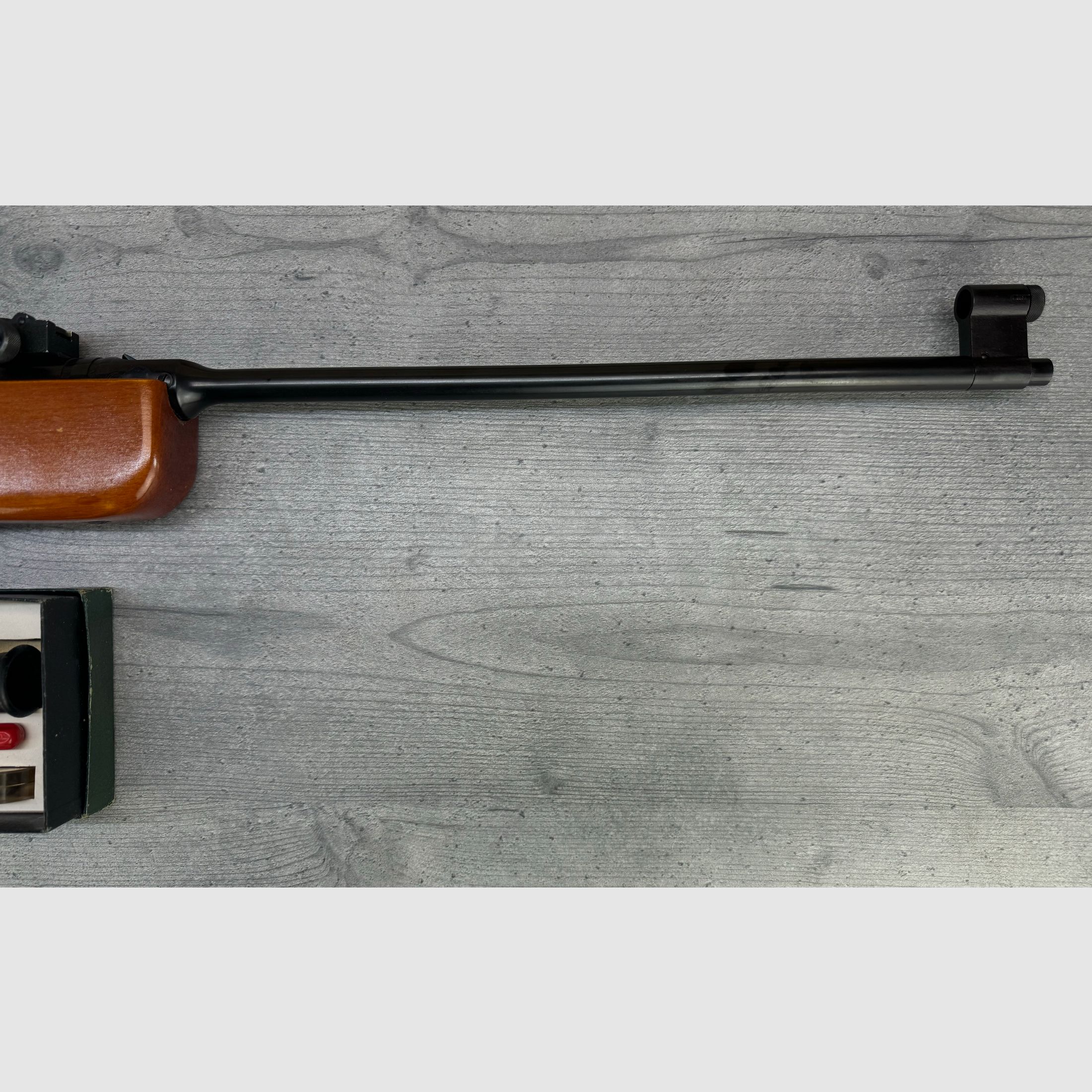 Haenel Mod. 311 Luftgewehr 4,5mm Diabolo mit Original Diopter (+Set) und Kimme, Tragetasche