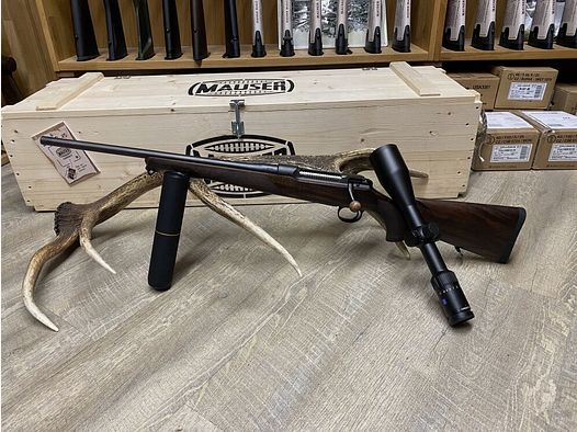 Sauer 101 Artemis, links, mit Zeiss Conquest V4 3-12x56