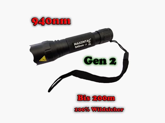 Maximtac Infrarotstrahler 940nm Gen. 2