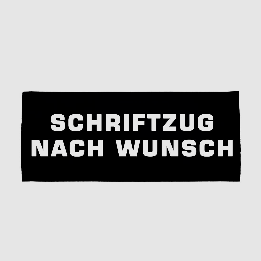 Patch für Einsatz-Warnweste schwarz rücken Ohne Aufdruck