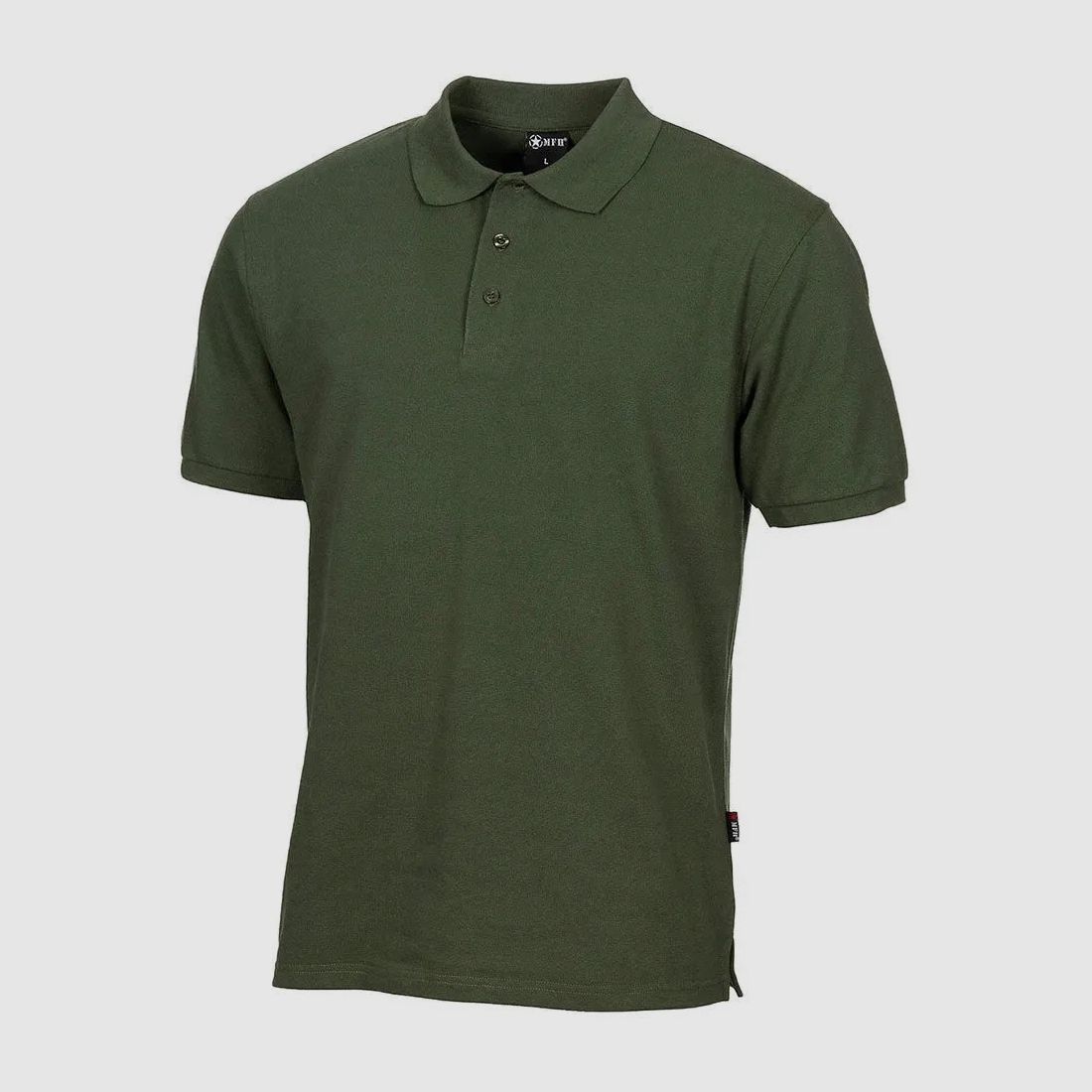 MFH MFH Poloshirt mit Knopfleiste oliv