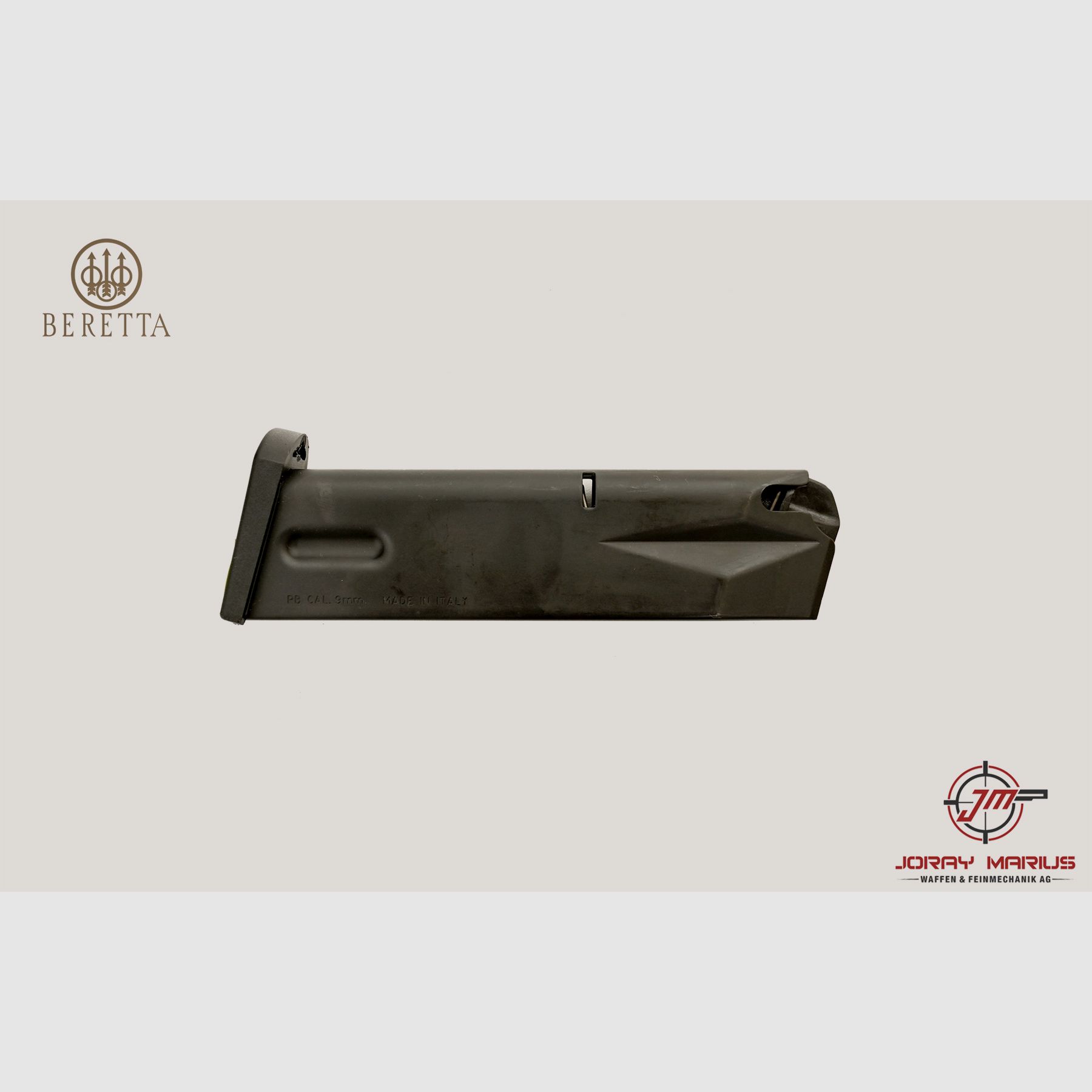 Beretta 92 Original Magazin 9mm Para, 15-Schuss