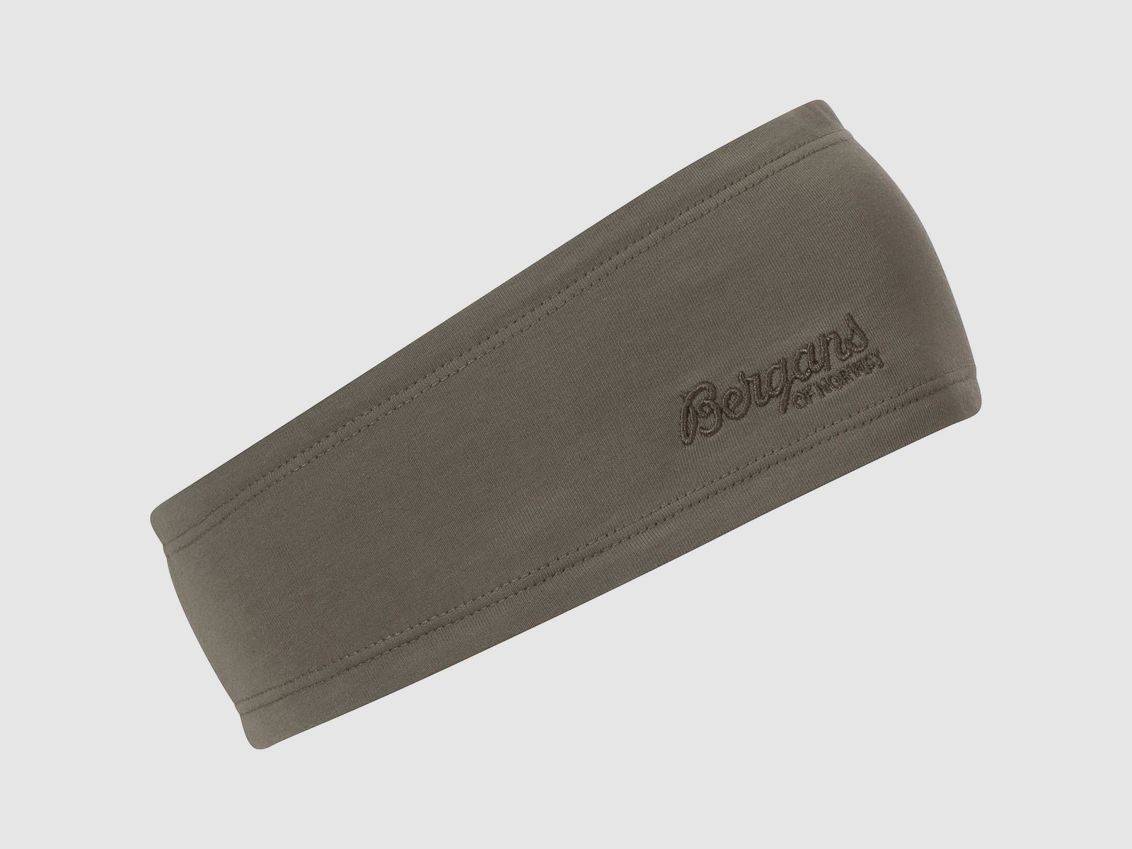 Bergans Cotton Headband Green Mud One Size