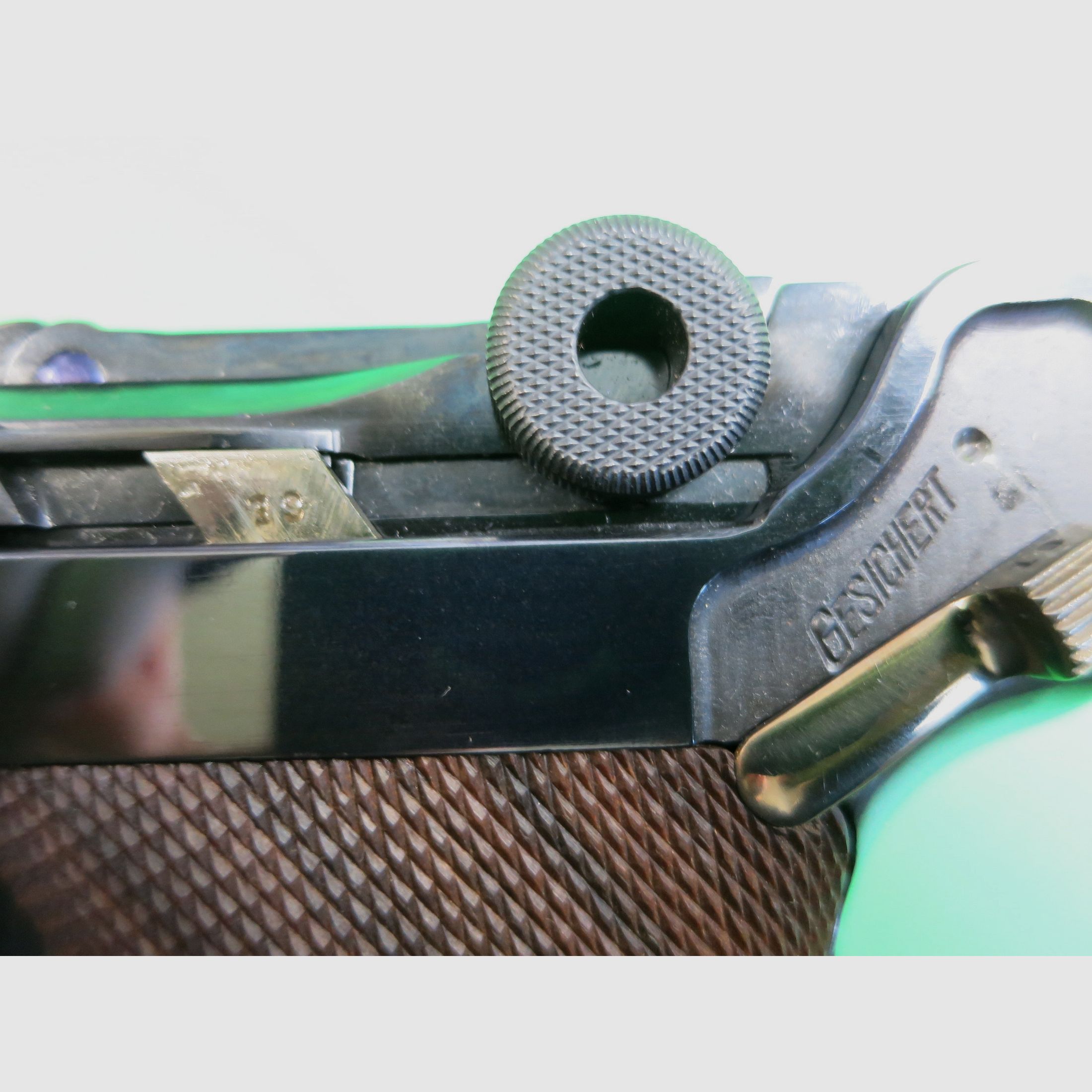 Mauser Oberndorf S/42 1937, Pistole 08 P08, 9 mm Luger, nummerngleich + perfekt!     #75