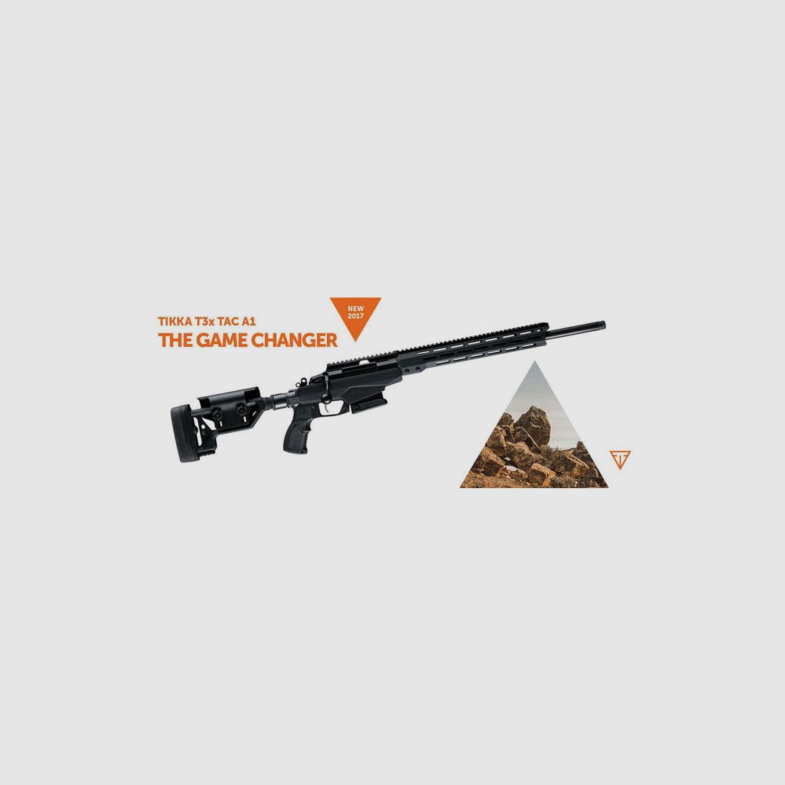Tikka T3x TAC A1 .308 Win 20" loop Lange Afstand Sniper inclusief demper 5/8"-24