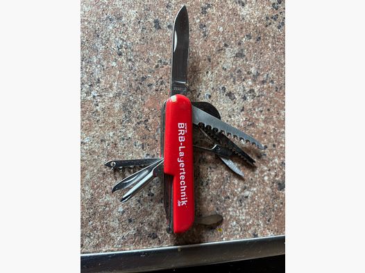 Taschenmesser viele Funktionen mit Werbeaufdruck 