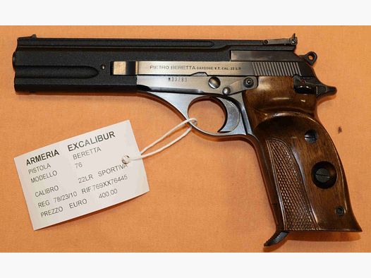 Pistole Beretta Modell 76 Kaliber 22 LR Sportlich