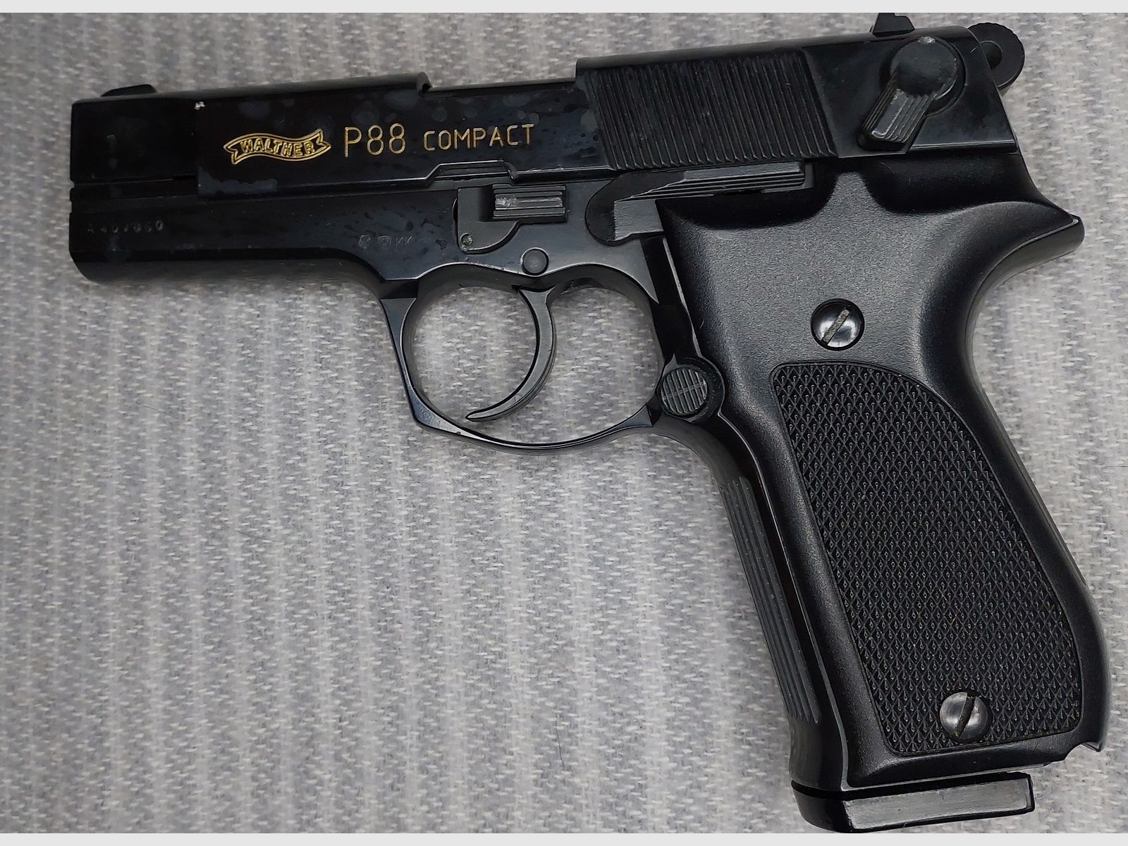 Walther P88-9 (P 88 Compact) Schreckschuss Pistole 9mm P.A.K. schwarz (PTB 764)