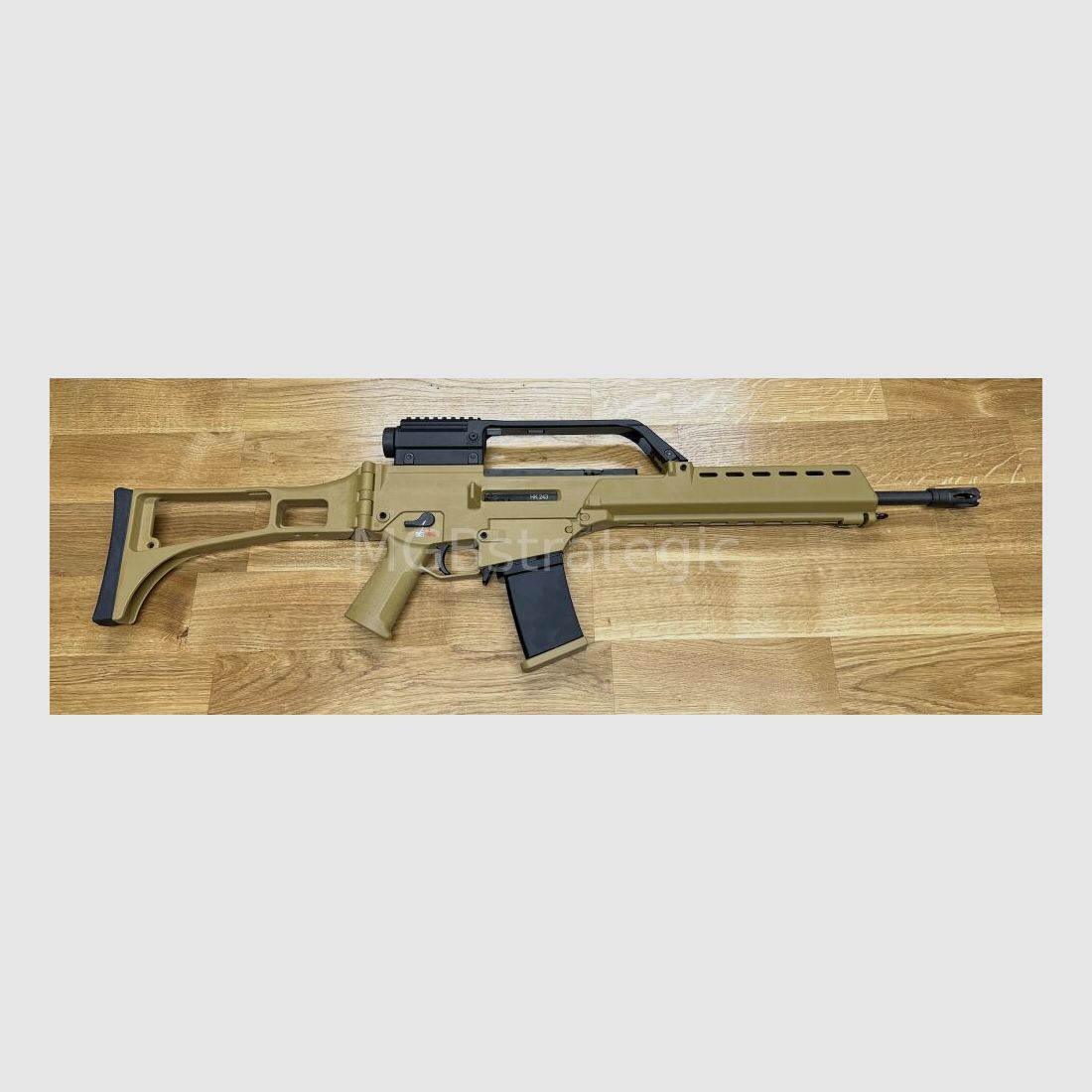 Heckler & Koch HK243 S SAR - Color sand - The civilian G36 sportily approved! Color sand / with original G36 carrying strap 3x and Picatinny rail, image 10 of 10