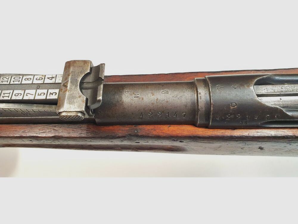 Fabryka broni Bern karabina powtarzalna Gewehr IG1911 kaliber 7,5x55 szwajcarski całkowicie zgodny z numerami