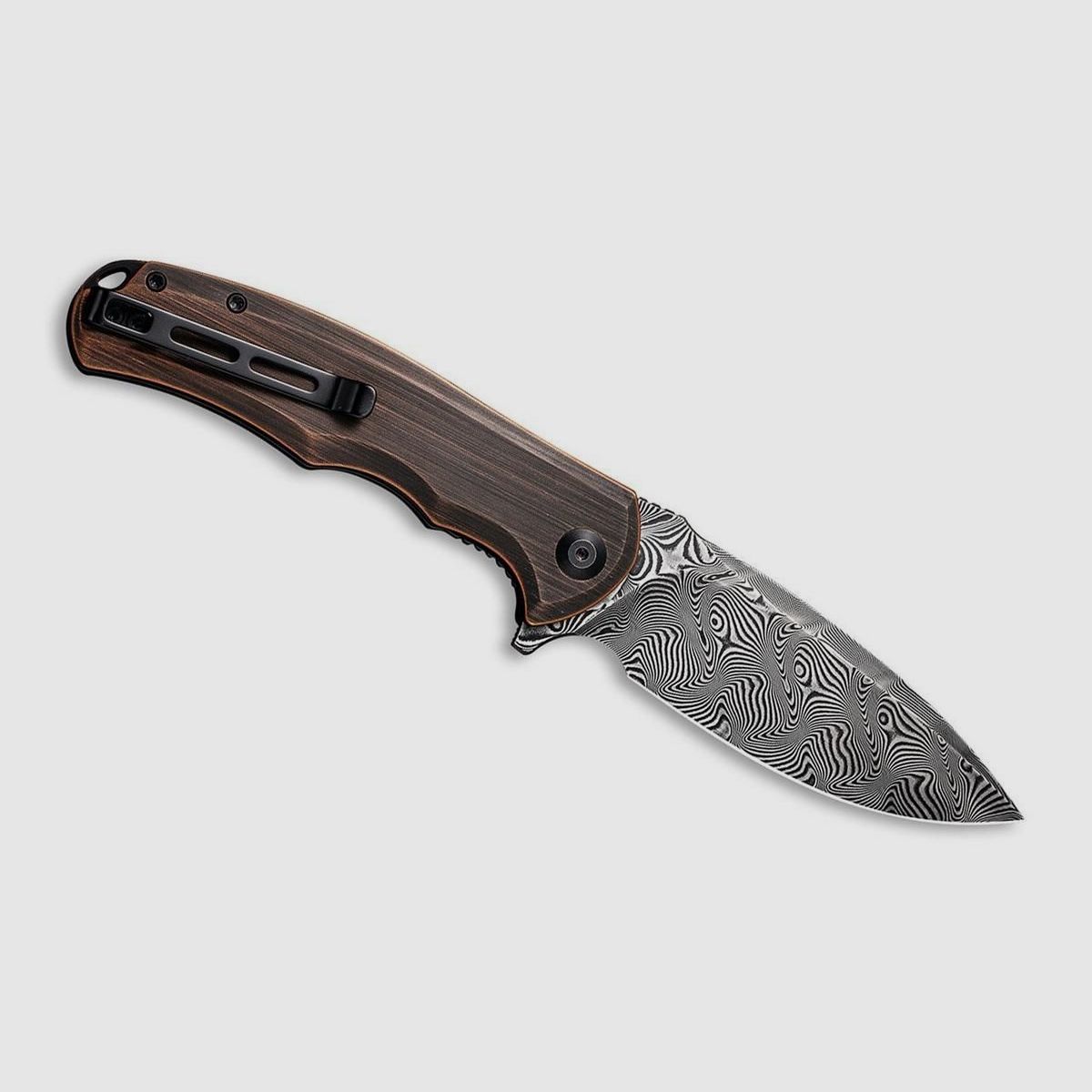 CIVIVI Praxis Black Copper Damascus pocket knife, Bild 6 von 14