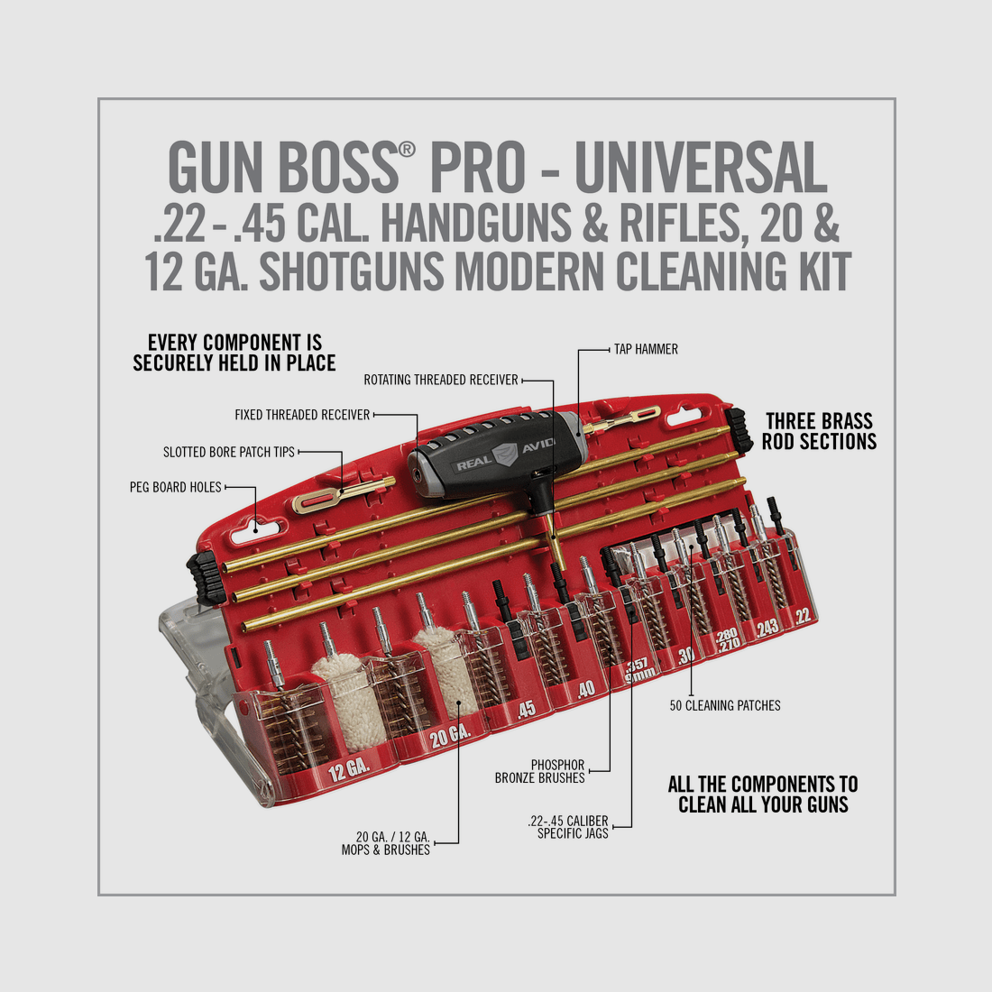 UNIVERSAL REINIGUNGSKIT – GUN BOSS PRO REAL AVID, Bild 1 von 6
