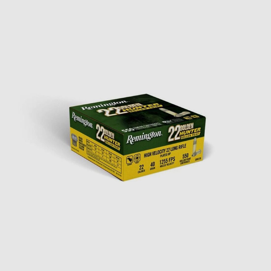 Remington Golden Hunter PHP 40grs 550St .22lr