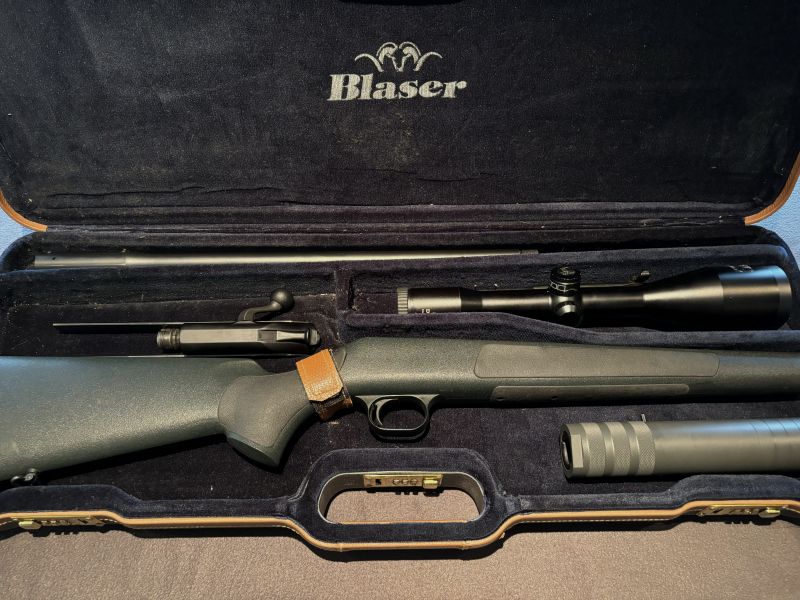 Blaser R93 .308 mit Semiweightlauf und Schalldämpfer