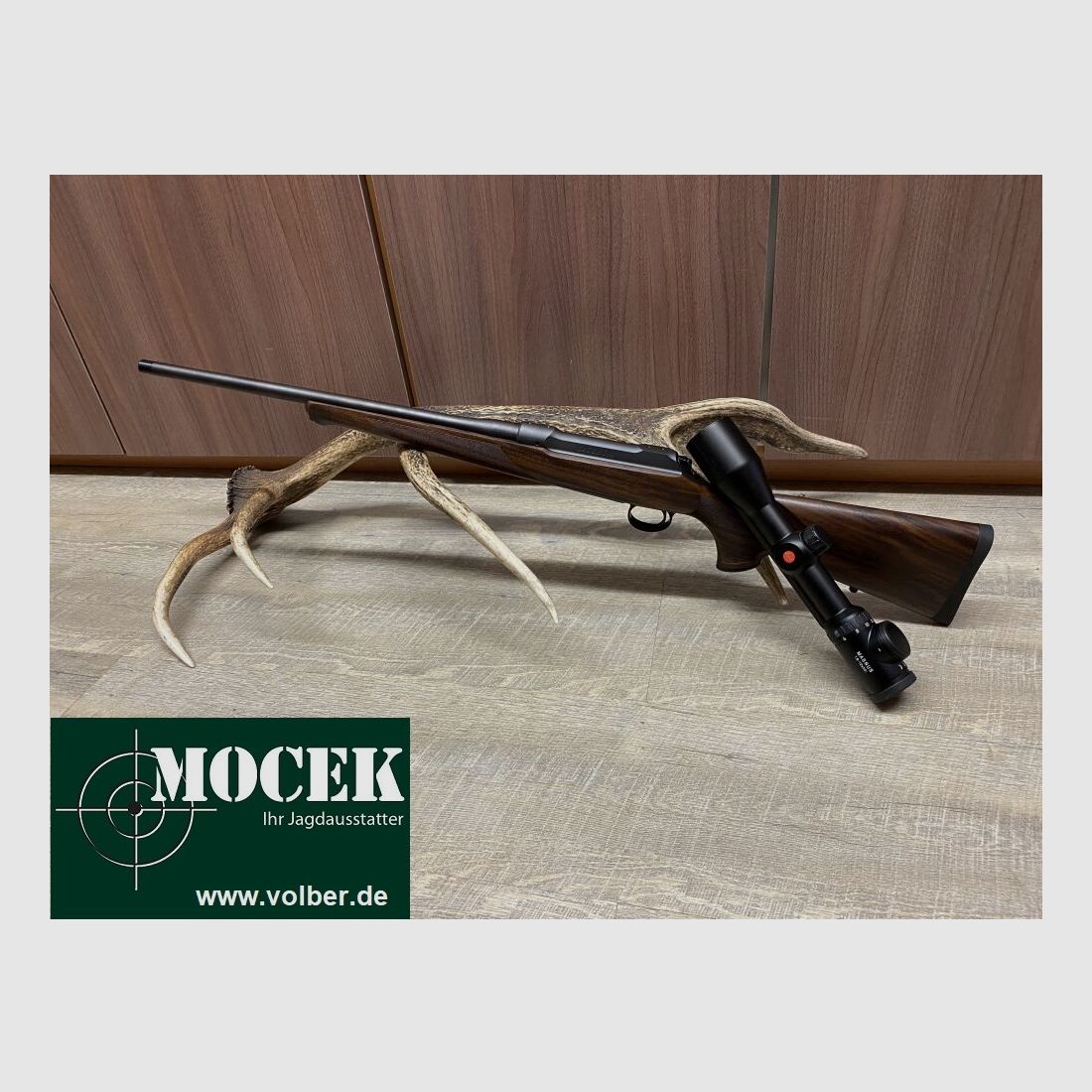 Sauer 101 Artemis, mit Leica Magnus 1,8-12x50i