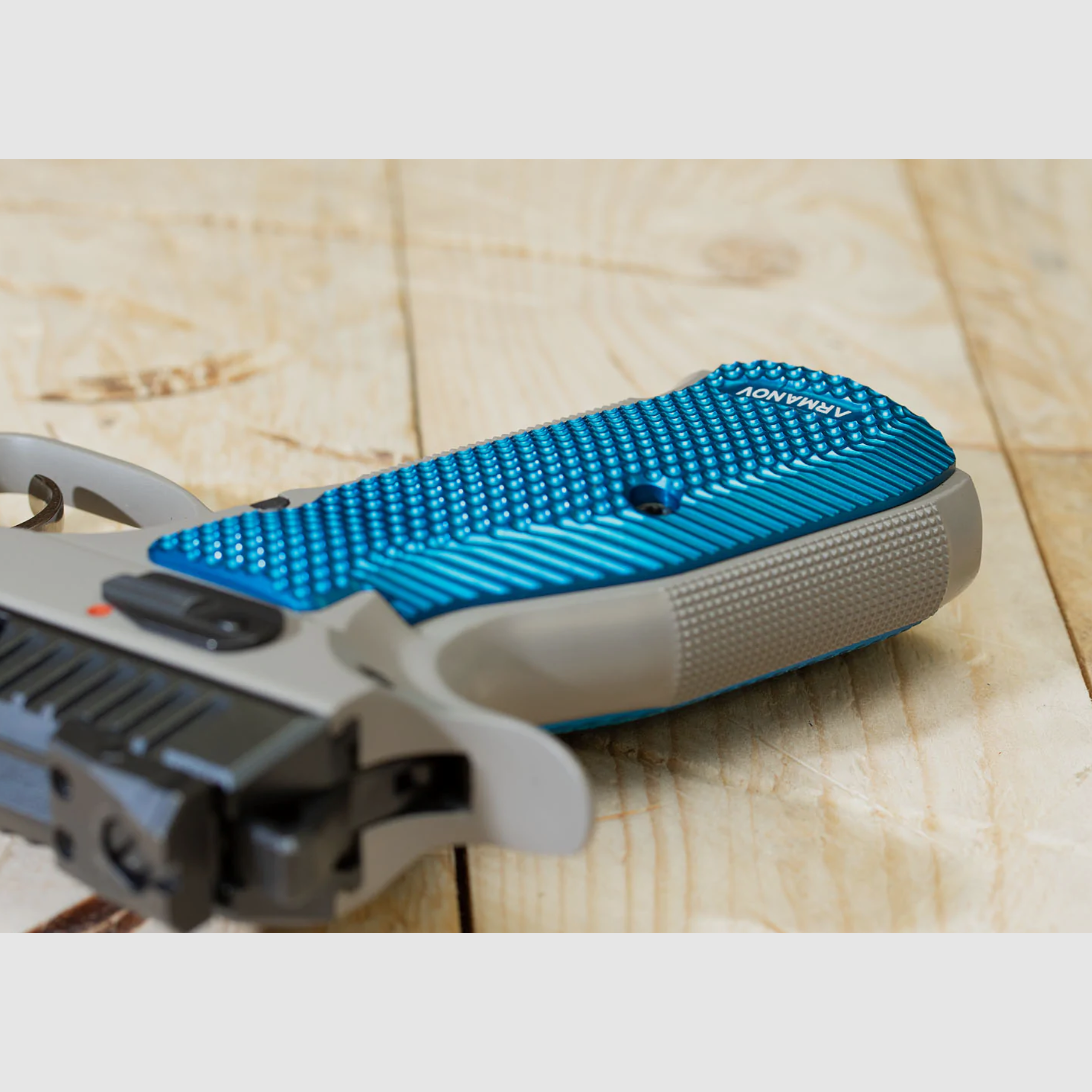 Armanov SpidErgo Gen 2 – Silver Short – CZ SP-01/Shadow 2/Tactical Sport II/TS2, image 5 of 6