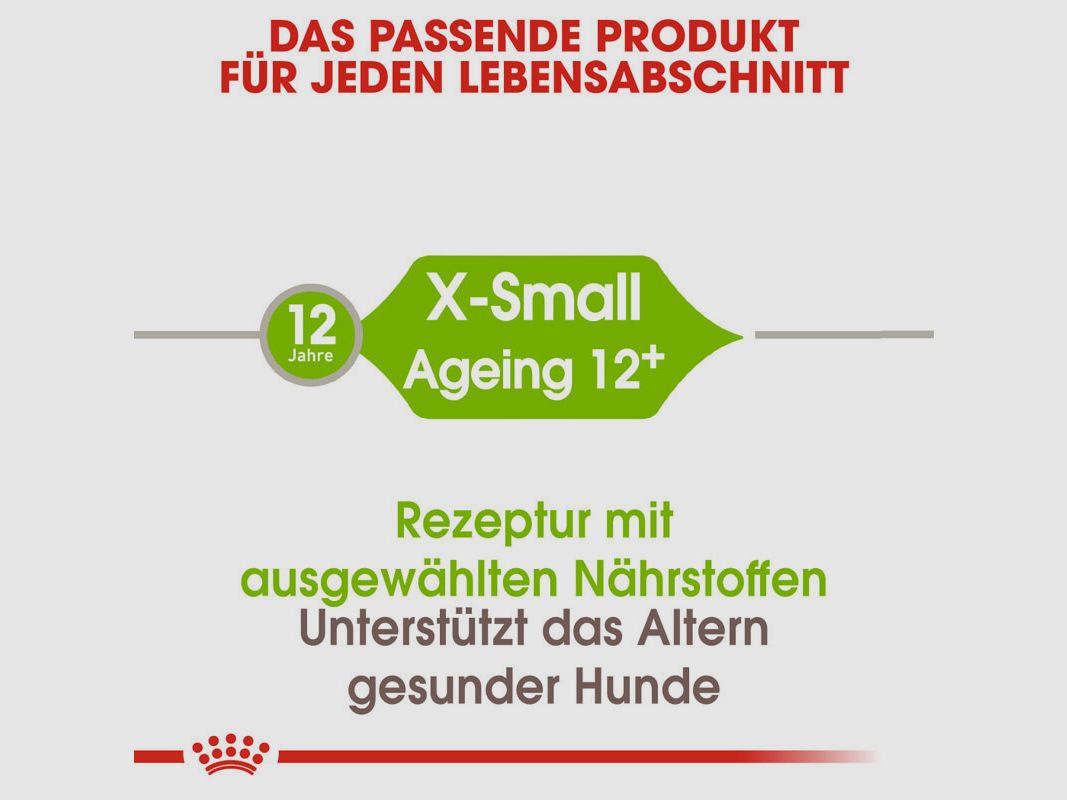 ROYAL CANIN Ältere Sehr Kleine Hunde Trockenfutter X-Small Ageing 12+ 1,5 Kg