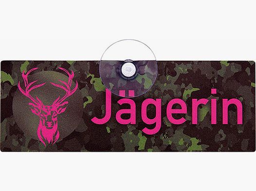 Schild Jägerin