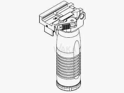 B&T Unigrip QD, klappbar aus Aluminium